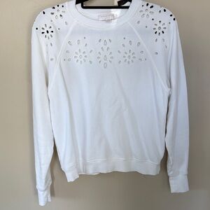 Spiritual Gangster White Eyelet Women's Top